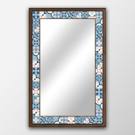 Blue Tiles Mirror | Artistry Home