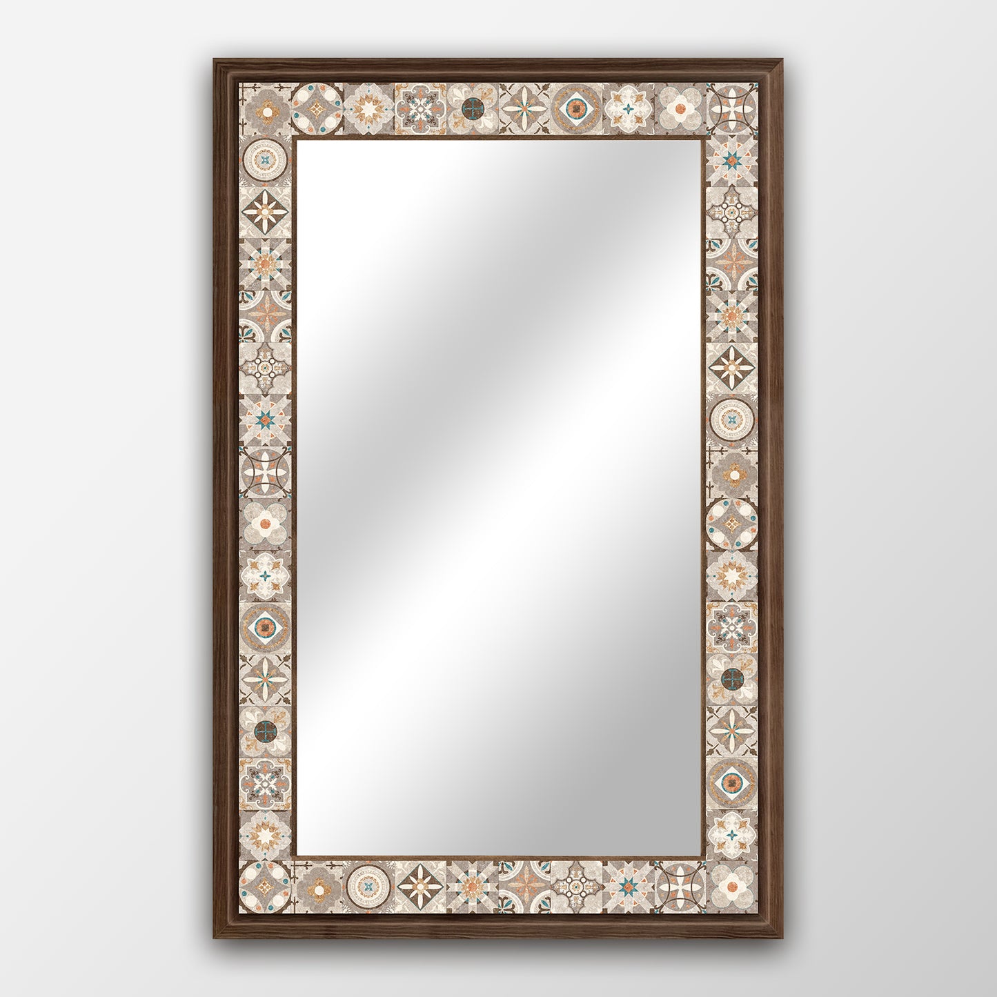 Rustic Tile Mirror | Artistry Home