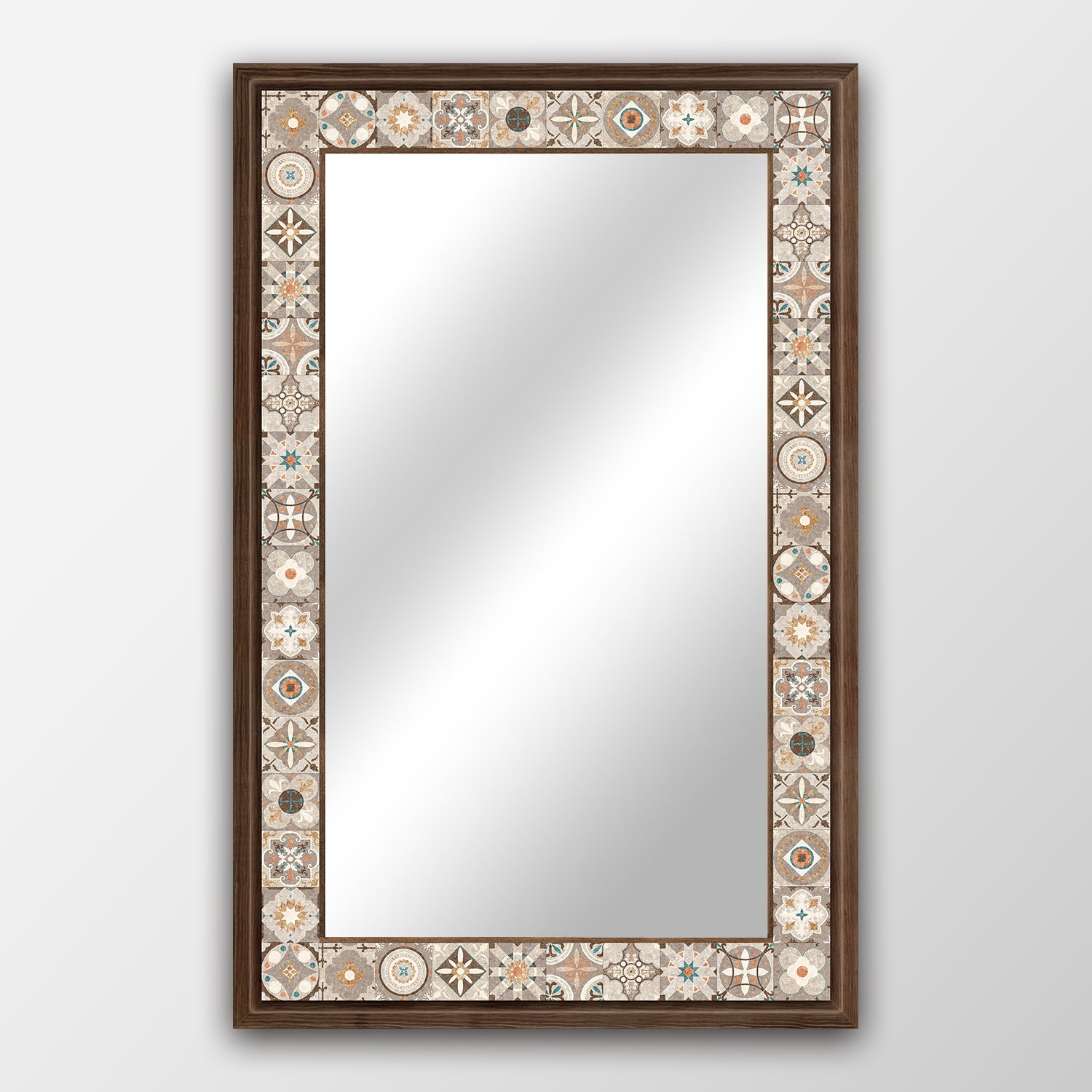 Rustic Tile Mirror | Artistry Home