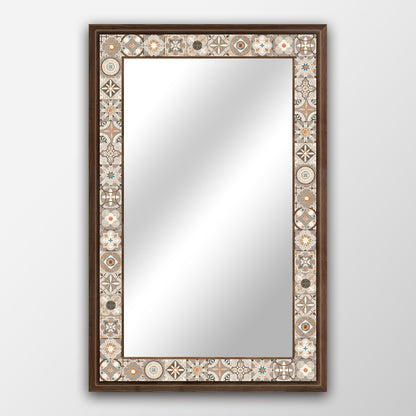 Rustic Tile Mirror | Artistry Home