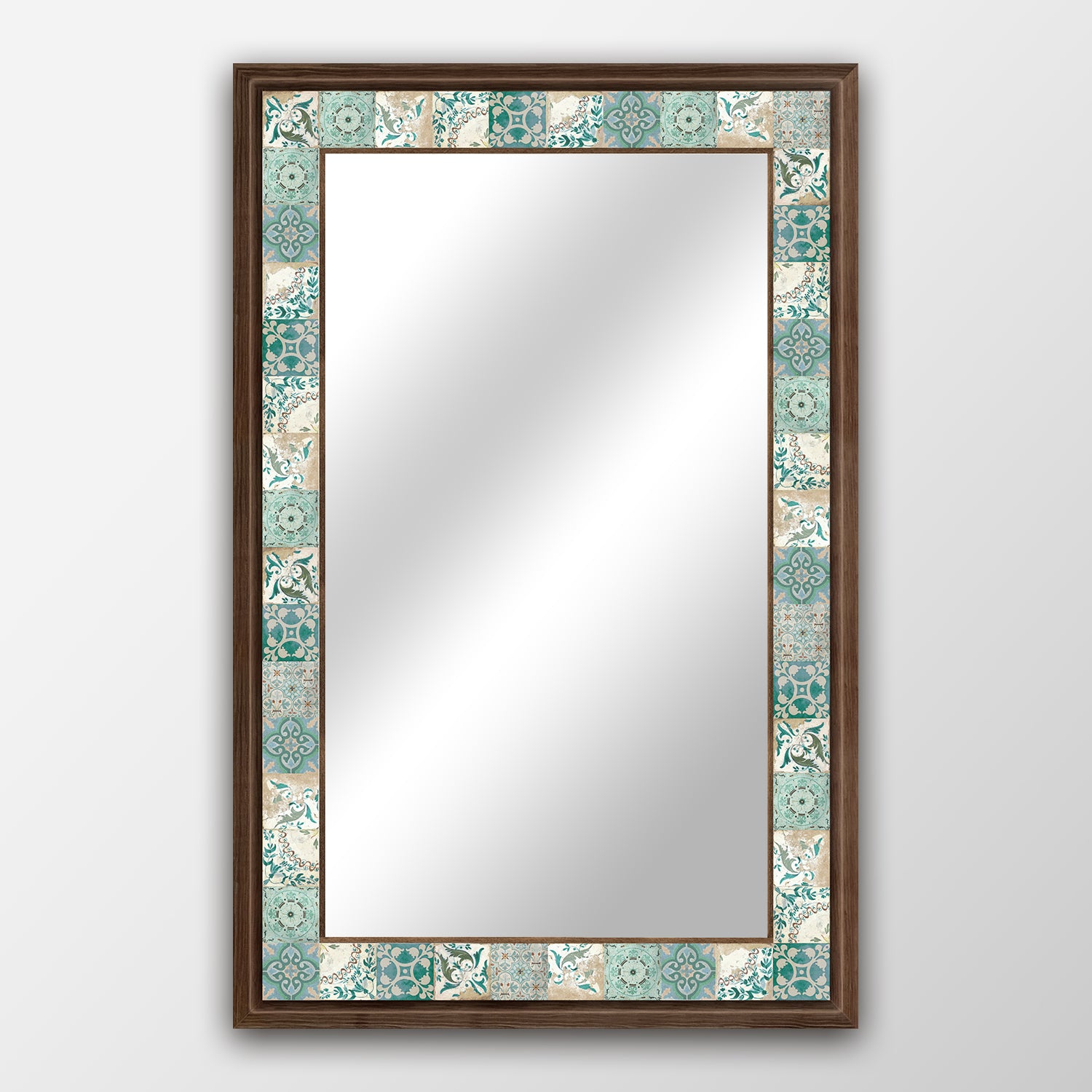 Green Tiles Mirror | Artistry Home