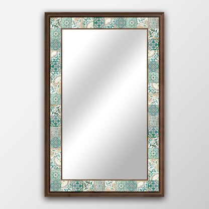 Green Tiles Mirror | Artistry Home