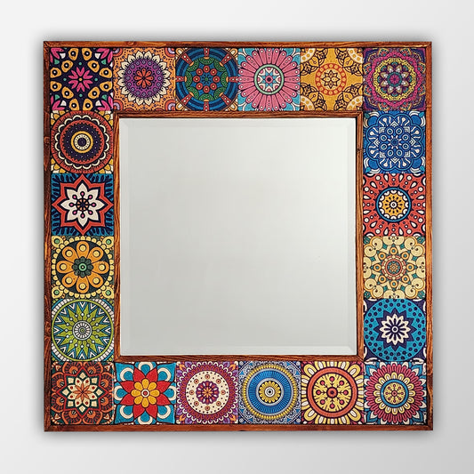Mandala XL Mirror   62X62 cm