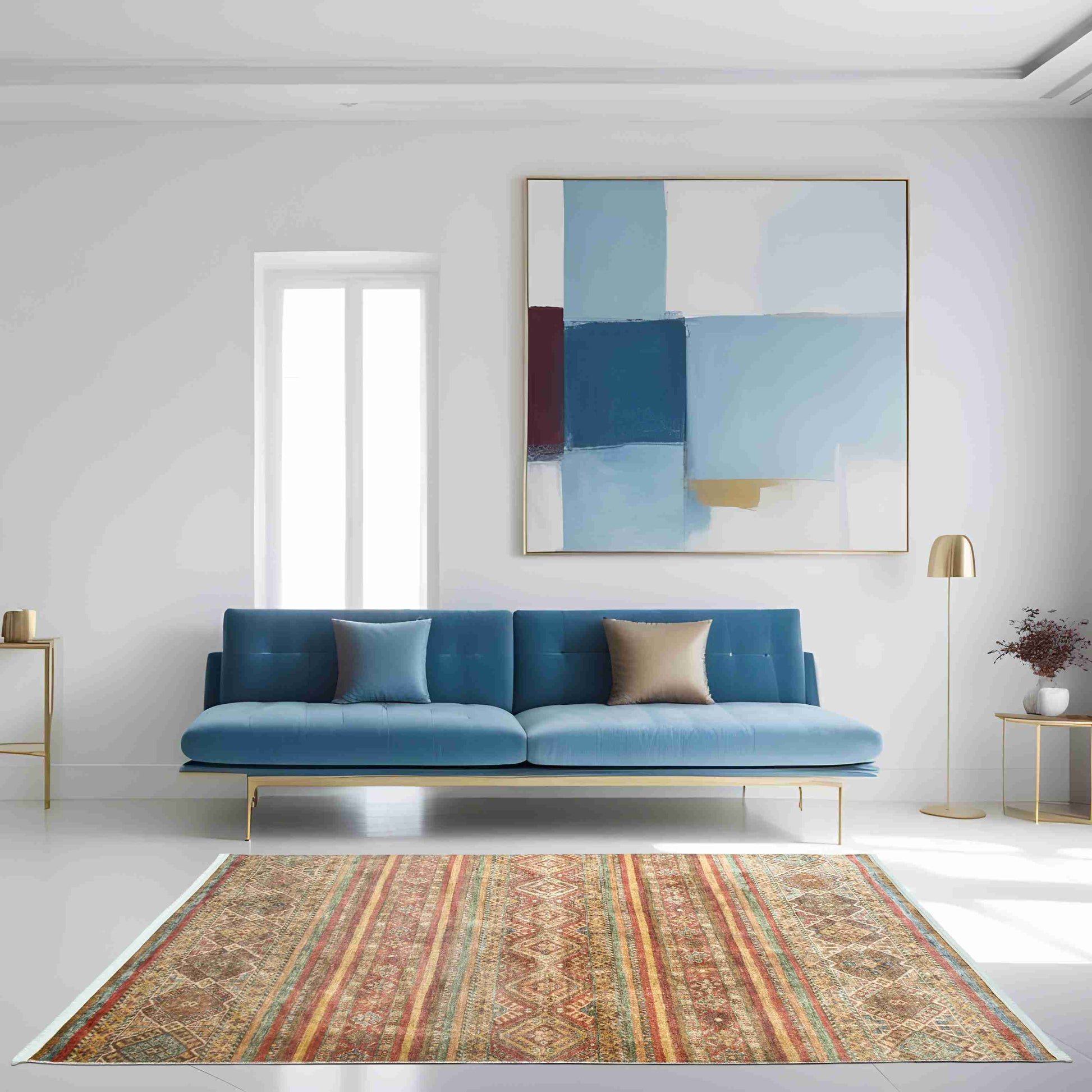 Antique Aurora Rug - Carpet in Modern Interior | Artistry Home