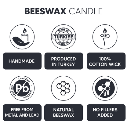 Handmade Beeswax Tealight Candle Set