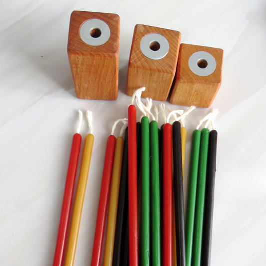 20 Taper Beeswax Candle Set