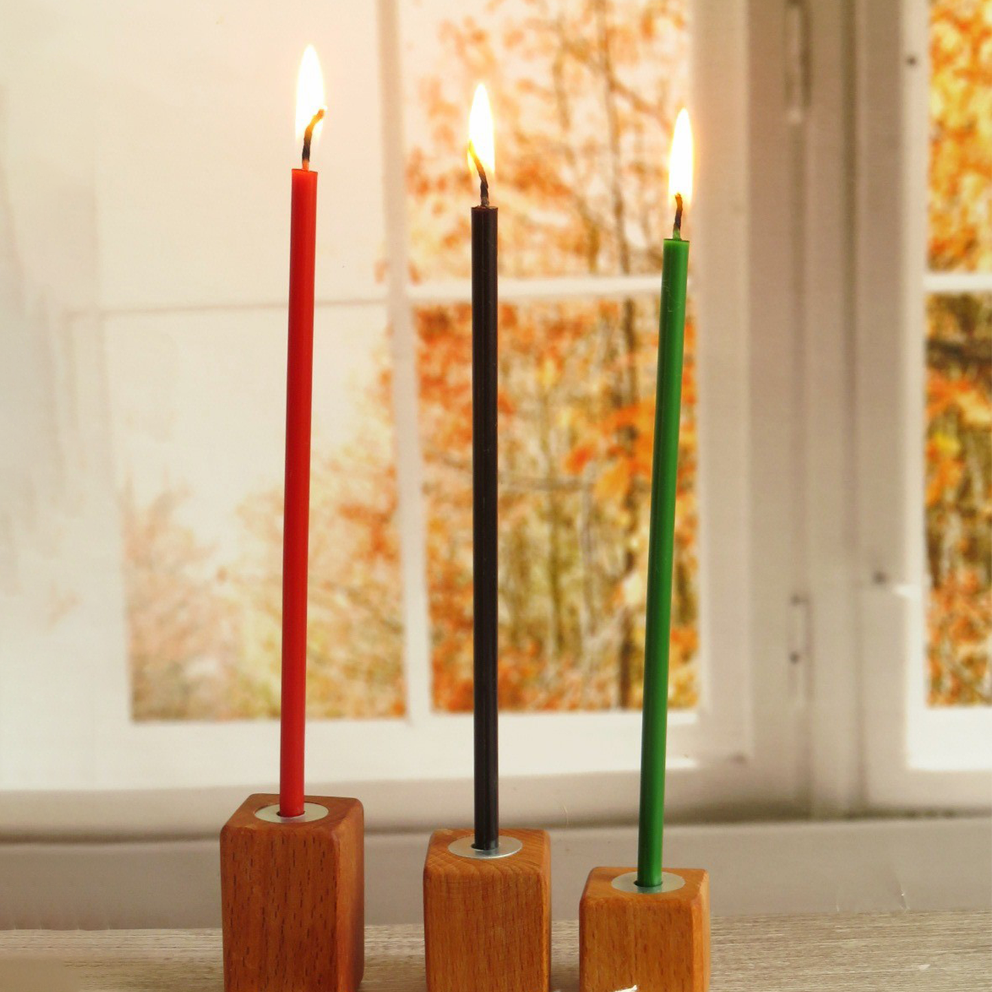 20 Taper Beeswax Candle Set
