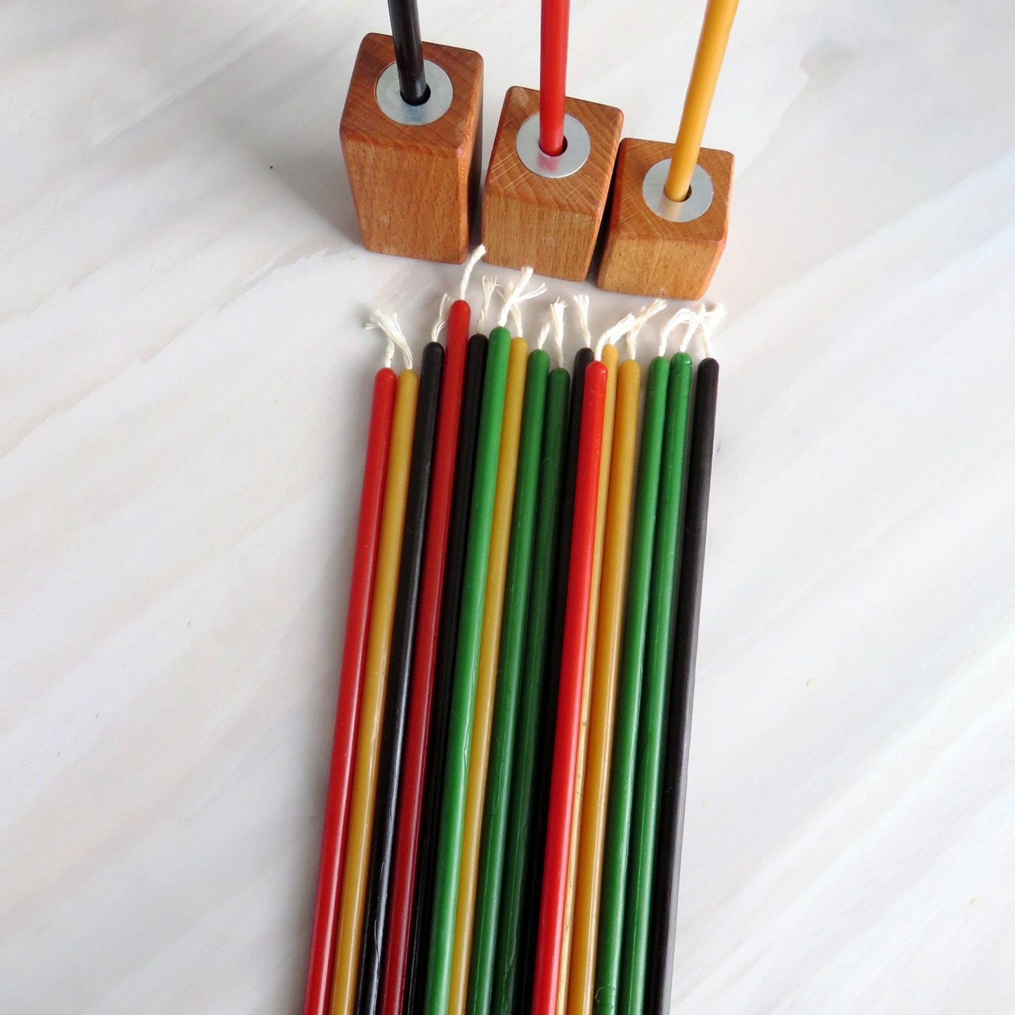 20 Taper Beeswax Candle Set