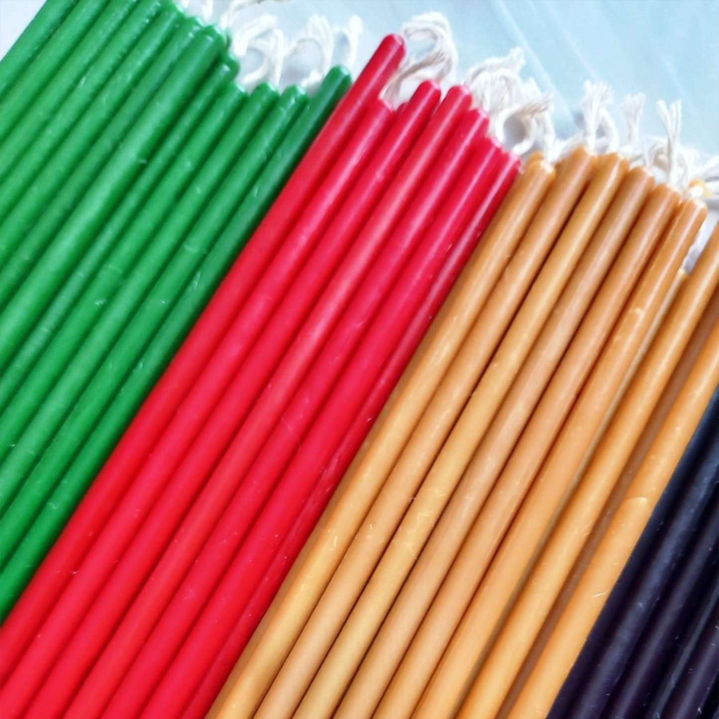 20 Taper Beeswax Candle Set