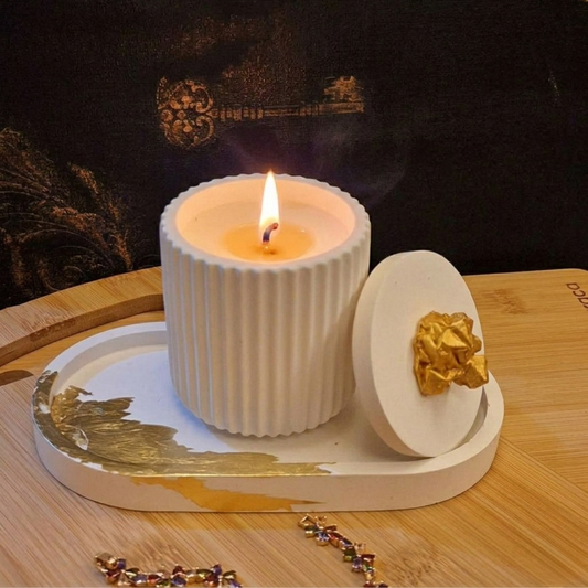 Golden Serenity - Soy Candle Duo