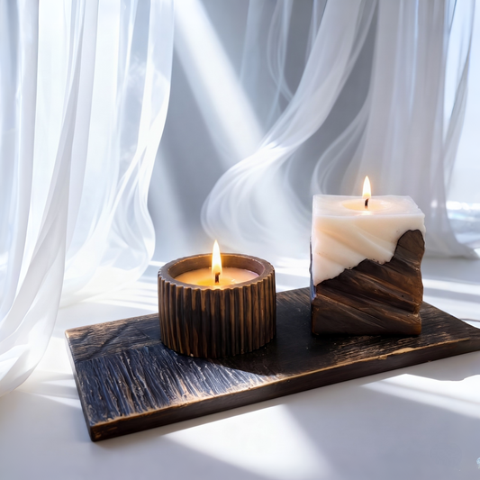 Modern Muse -  Sculpted Soy Candle Duo