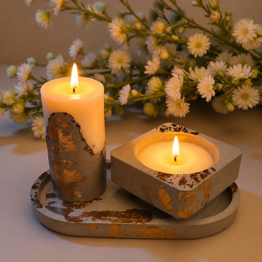 Gilded Earth -  Soy Candle Duo