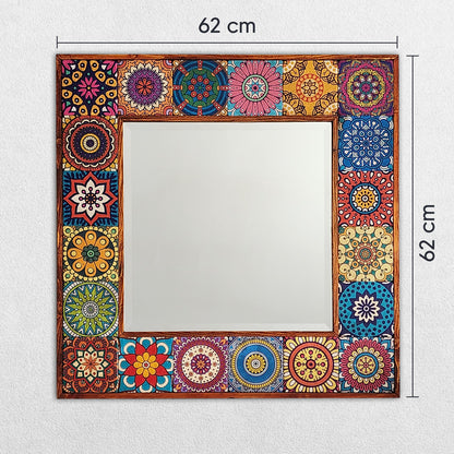 Mandala XL Mirror   62X62 cm