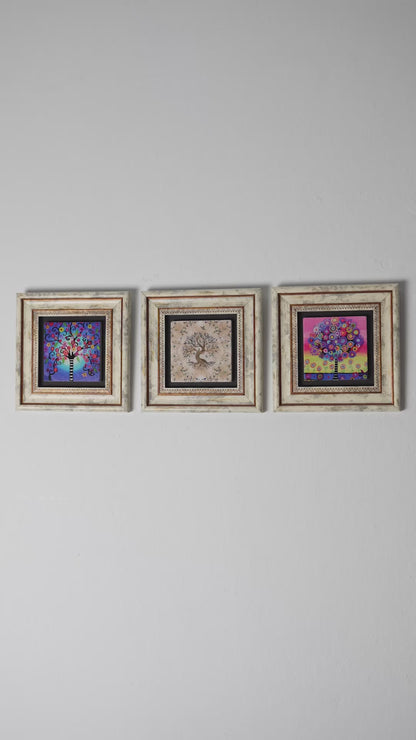 Tree of Life Trio 2 Stone Wall Art