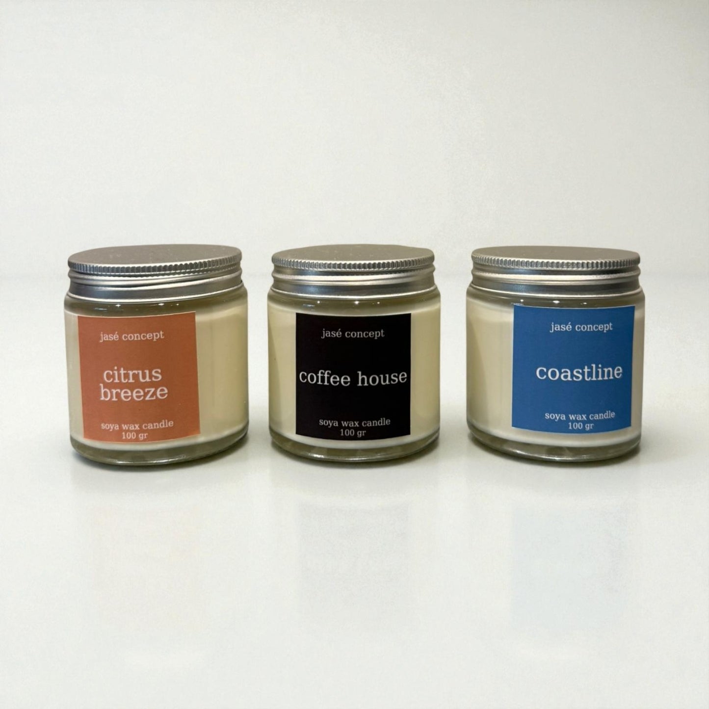 Seaside Calm Soy Candle Set