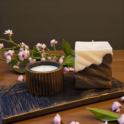 Modern Muse -  Sculpted Soy Candle Duo
