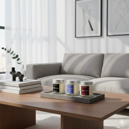 Seaside Calm Soy Candle Set