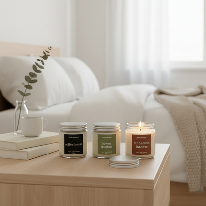 Warm Serenity Soy Candle Set