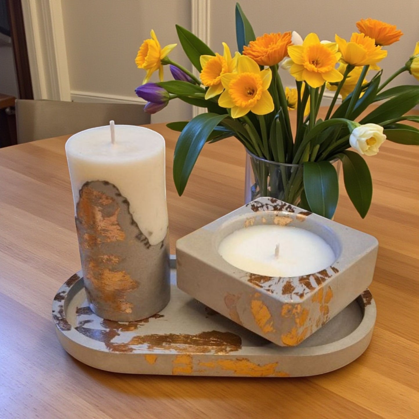 Gilded Earth -  Soy Candle Duo