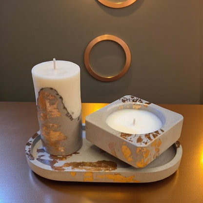 Gilded Earth -  Soy Candle Duo