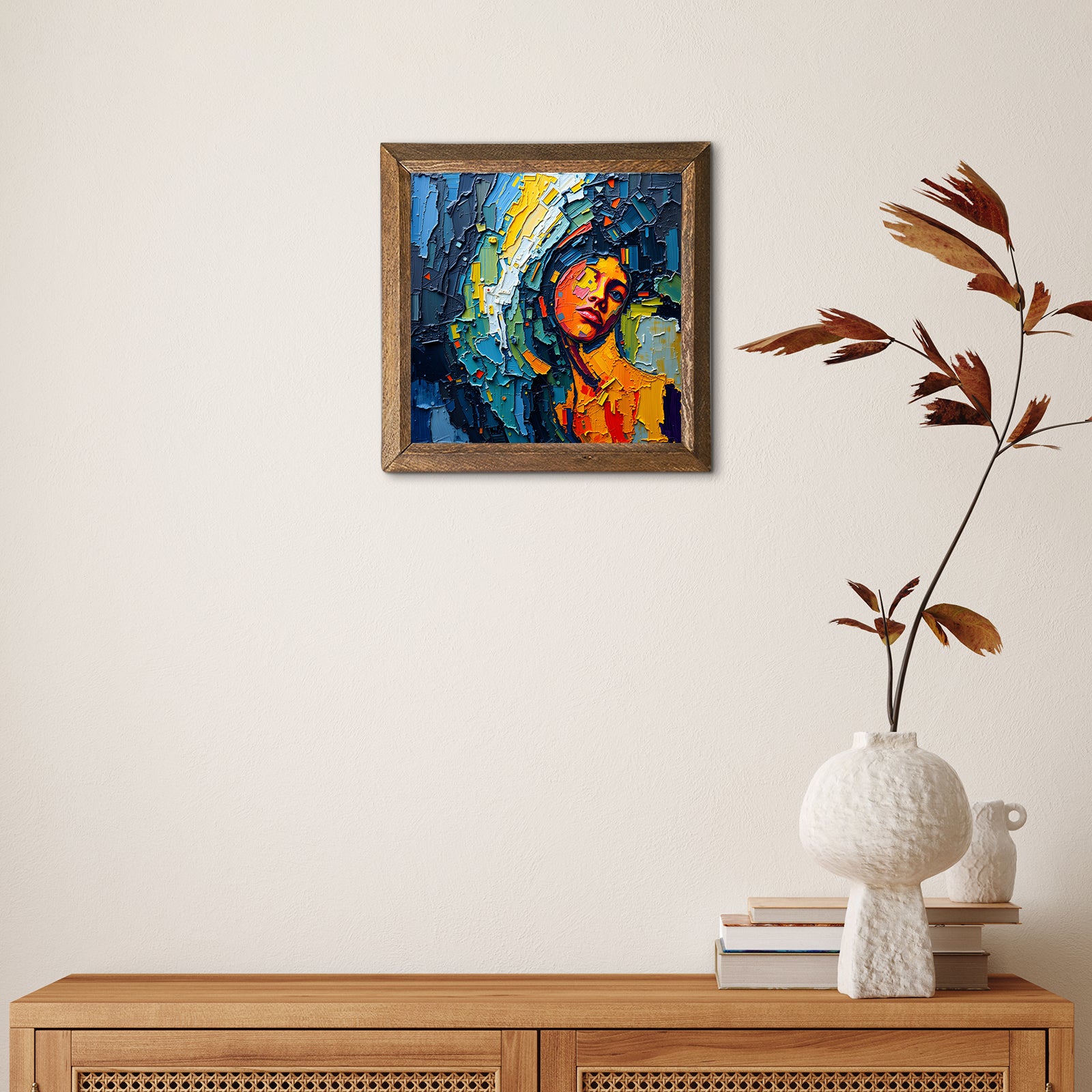 Overthinking Natural Stone Wall Art - Single Frame | Artistry Home